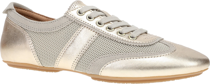 Quarter turn view Women's Dansko Footwear style name Milana in color Gold Metallic. Sku: 5707300300
