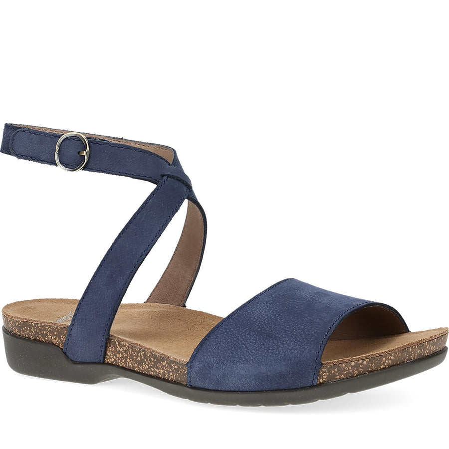 Quarter Turn Women's Rafferty Footwear in Navy Milled Nubuck. Sku: 6030295300