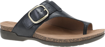 Quarter turn view Women's Dansko Footwear style name Rylee in color Black. Sku: 6031025300