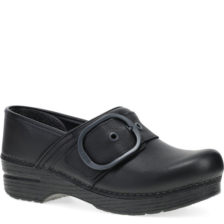 Women's Dansko Footwear style name Pearson in color Black/ Black Tumbled. Sku: 616020202