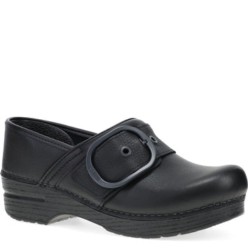 Women's Dansko Footwear style name Pearson in color Black/ Black Tumbled. Sku: 616020202
