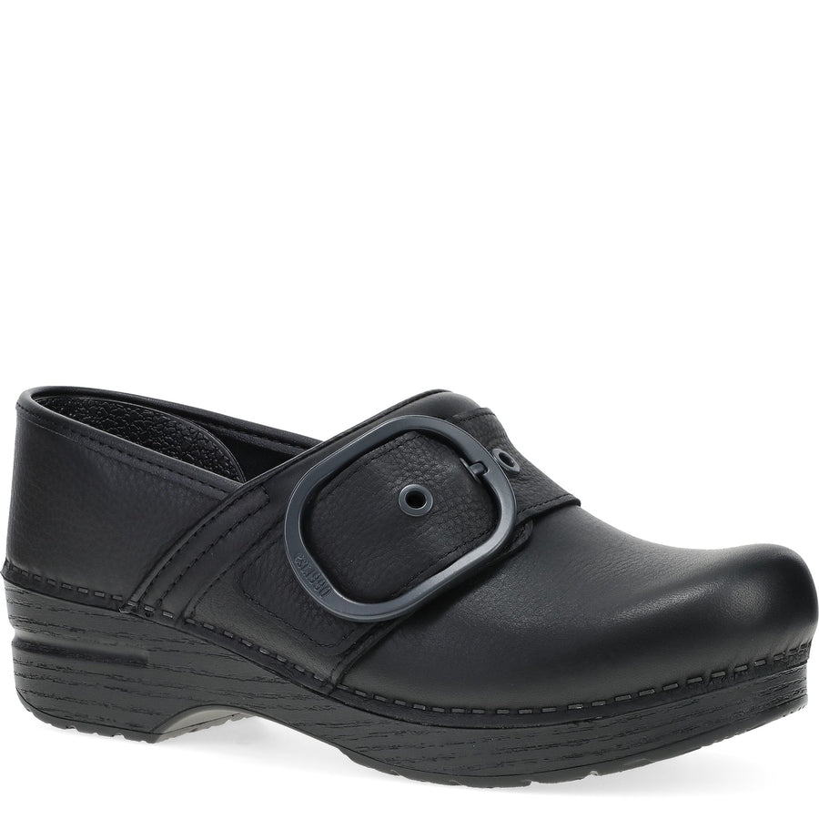Women's Dansko Footwear style name Pearson in color Black/ Black Tumbled. Sku: 616020202