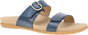Quarter turn view Women's Dansko Footwear style name Justine in color Marine. Sku: 6220300300