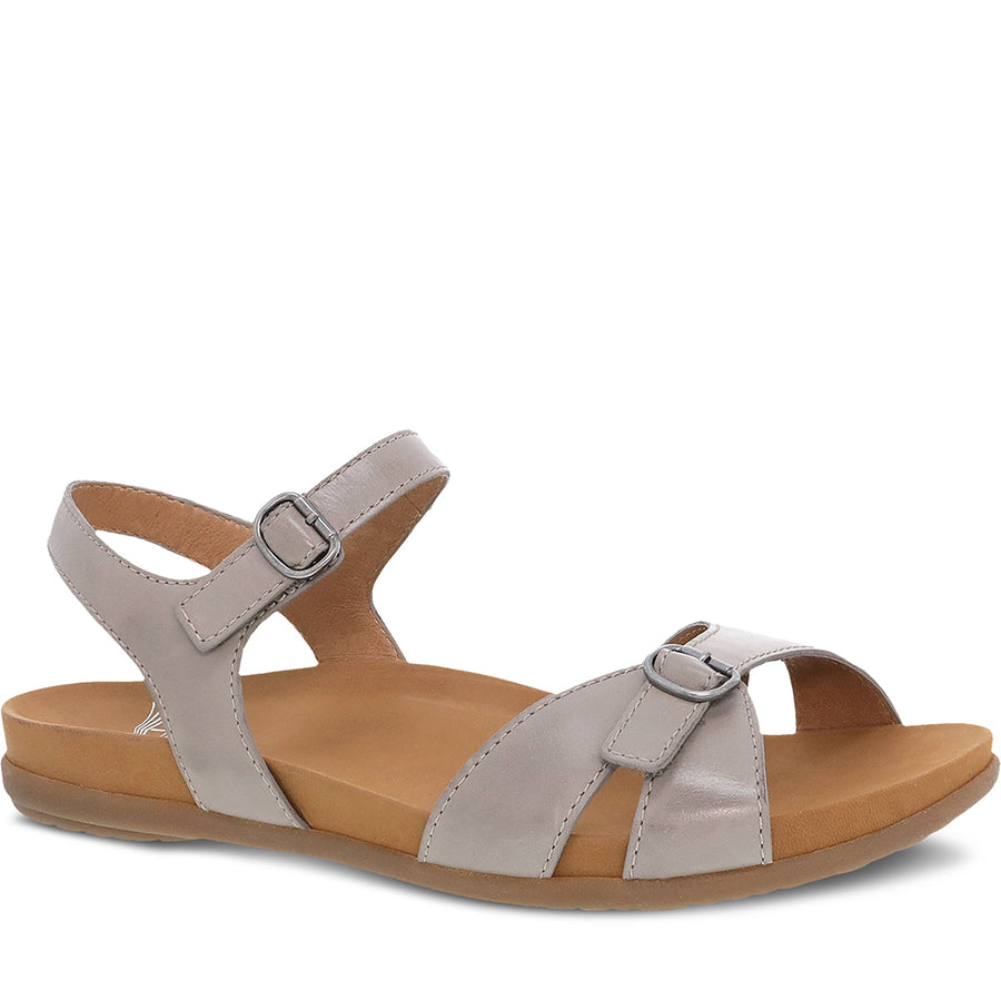 Quarter Turn Women's Judith Footwear in Stone Calf. Sku: 6222790300