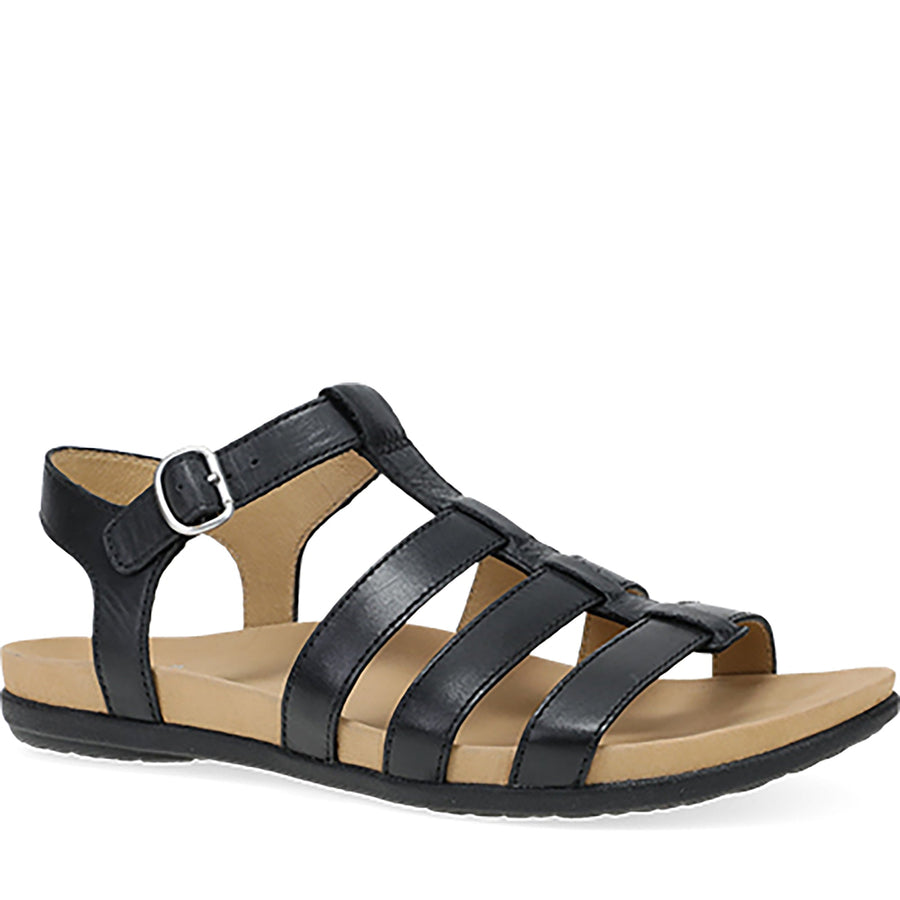 Quarter Turn Women's Janice Footwear in Black Calf. Sku: 6223100200