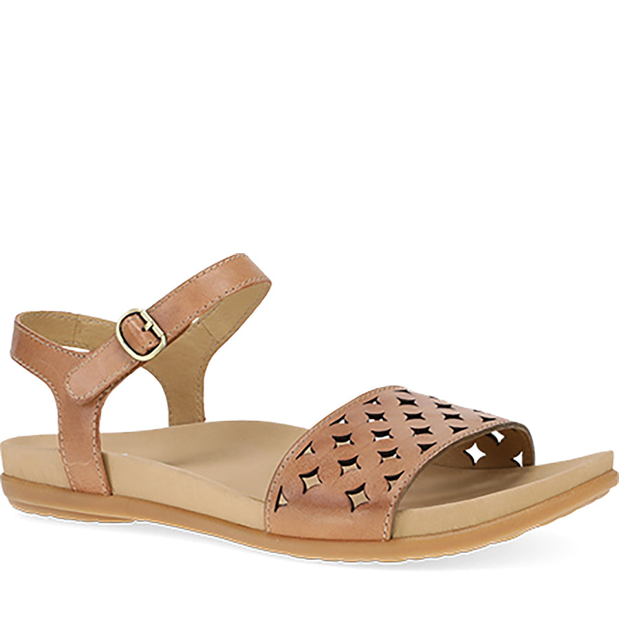 Quarter Turn Women's Jodie Footwear in Light Tan Burnished Nappa. Sku: 6224641200