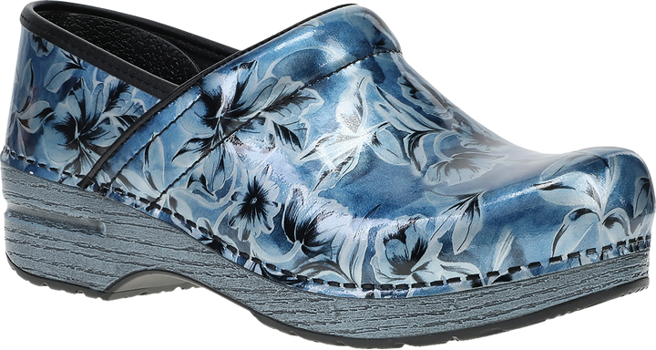 Quarter turn view Women's Dansko Footwear style name Professional in color BLUE VINE. Sku: 706097502