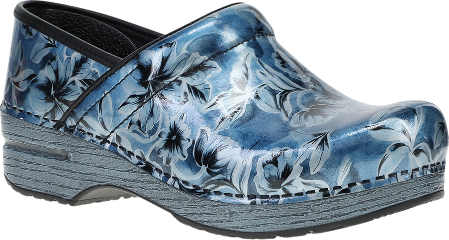 Quarter turn view Women's Dansko Footwear style name Professional in color BLUE VINE. Sku: 706097502