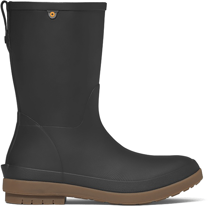 Quarter turn view Women's Bogs Footwear style name Amanda II Mid in color BLACK. Sku: 73294-001