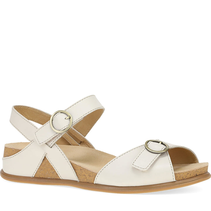 Quarter Turn Women's Candace Footwear in Ivory Full Grain. Sku: 7801610300