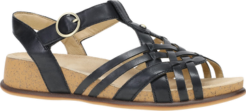 Quarter turn view Women's Dansko Footwear style name Christa in color Black. Sku: 7806020300