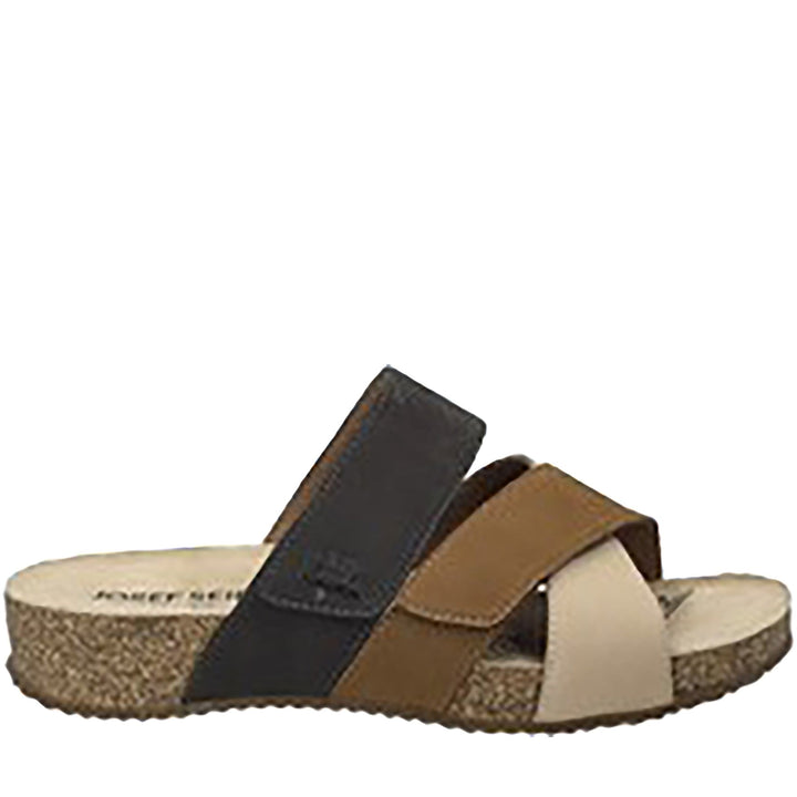 Quarter turn Women's Josef Seibel Footwear style name Tonga 84 in color Beige Nubuck. Sku: 78584-380202