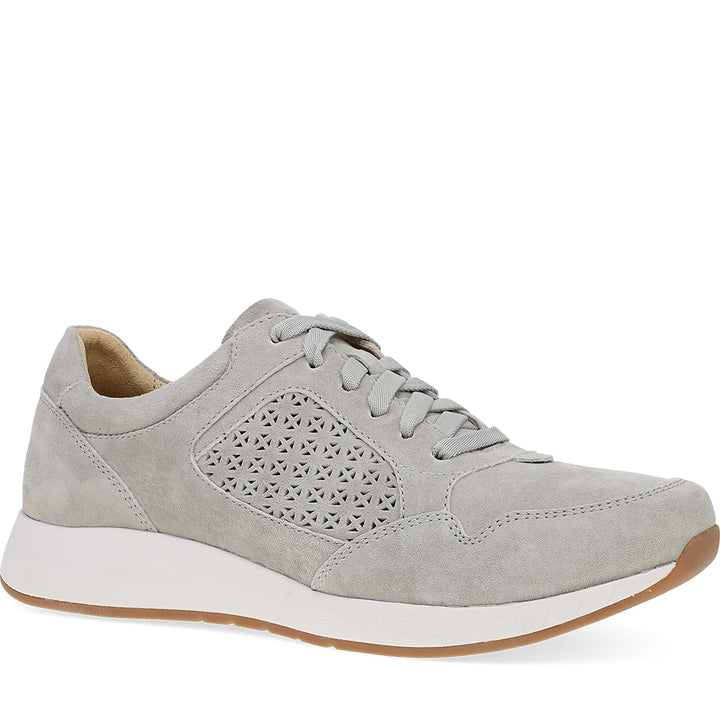 Quarter Turn Women's Catie Footwear in Grey Suede. Sku: 8601240300