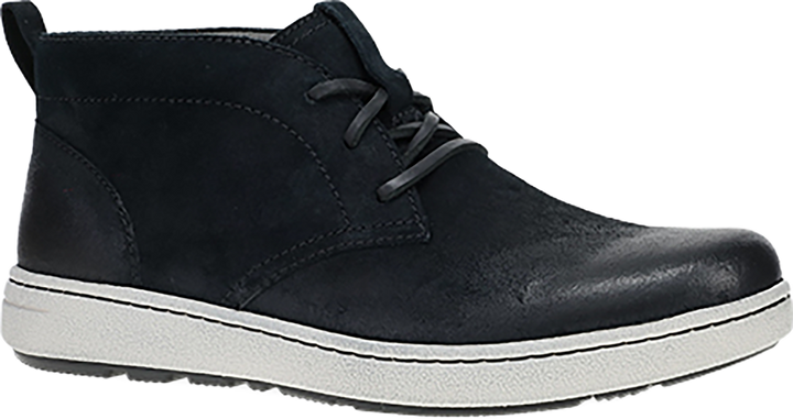 Quarter turn view Men's Dansko Footwear style name Tony in color BLK BUR SD. Sku: 8909020200