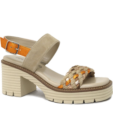 Quarter turn Women's Soft Waves Footwear style name Blair in color Tranca C3 Sand. Sku: 89612-001