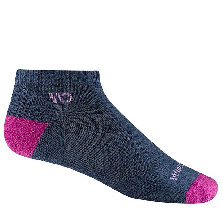 Quarter turn Men's Wide Open Sock style name Solid Cushion No Show in color Denim    . Sku: 9500-DENIM
