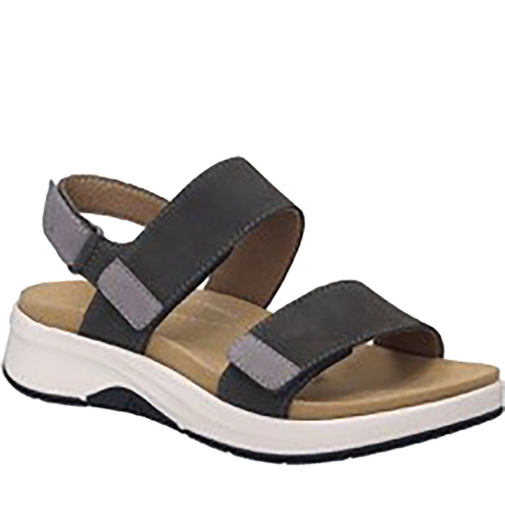 Quarter turn Women's Josef Seibel Footwear style name Estelle 04 in color Titan Kombi. Sku: 97304-380151