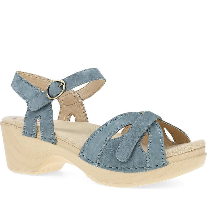 Quarter Turn Women's Season Footwear in Denim Suede. Sku: 9849711400