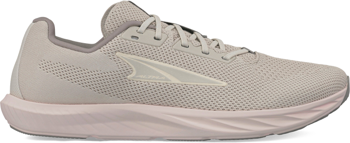 Quarter turn view Women's Altra Footwear style name Escalante 4 in color Tan. Sku: AL0A85NF-922