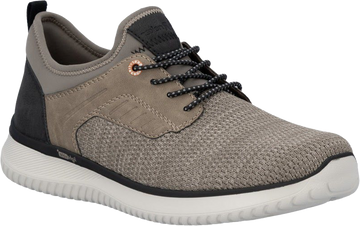 Quarter turn view Men's Rieker Footwear style name Timothy 51 in color Kiesel . Sku: B9651-64