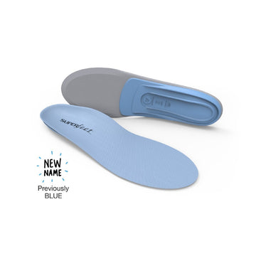 Unisex Superfeet All-Purpose Support Medium Arch (Blue) in Blue. Sku: BLUE