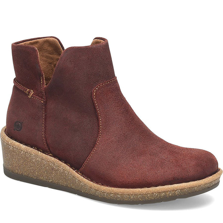Women's Born Viv in Dark Red. Sku: BR0062244