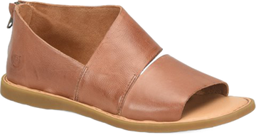 Quarter turn view Women's Born Footwear style name Mila in color Luggage. Sku: BR0084106