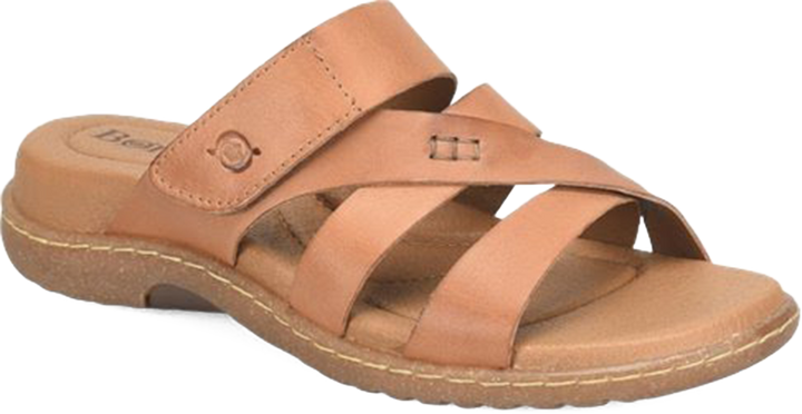 Quarter turn view Women's Born Footwear style name Shawna in color Brown. Sku: BR0084806