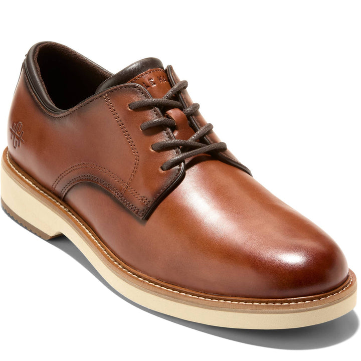 Quarter turn Men's Cole Haan Footwear style name Montrose Plain Toe in color Brit Tan. Sku: C38960