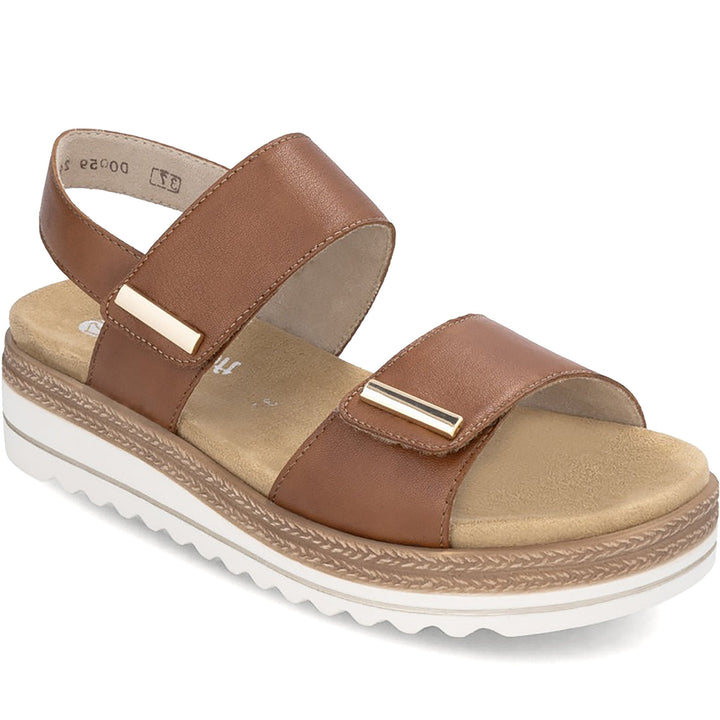 Quarter turn Women's Remonte Footwear style name Jocelyn 59 in color Muskat. Sku: D0Q59-24