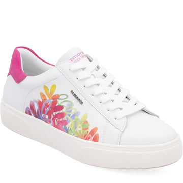 Women's Remonte Shawna 00 in Weiss/ Magenta/ Rock/ Morelia. Sku: D2J00-82