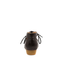 Rear View Women's Django & Juliette Ewing Shoe In Black Leather Sku: Dj14396Blale