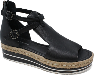 Women's Django & Juliette Alexys in Black Leather. Sku: DJ15634BLALE