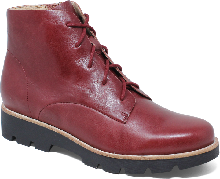 Women's Django & Juliette Maxtra in Claret-Black Sole Leather. Sku: DJ20103R4YLE