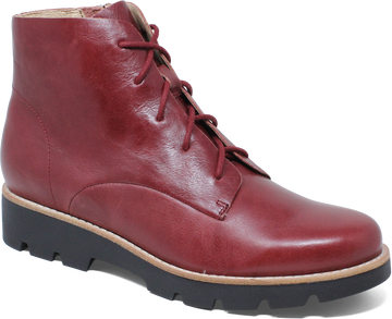 Women's Django & Juliette Maxtra in Claret-Black Sole Leather. Sku: DJ20103R4YLE
