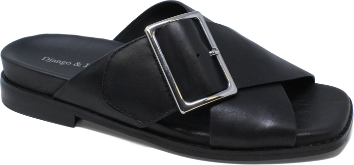Women's Django & Juliette Efri in Black Leather. Sku: DJ21231BLALE