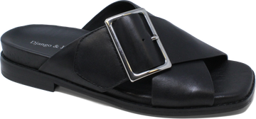 Women's Django & Juliette Efri in Black Leather. Sku: DJ21231BLALE