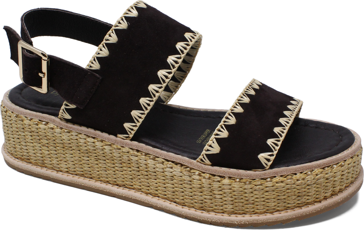 Women's Django & Juliette Vera in Chocolate Suede. Sku: DJ21555E91SU