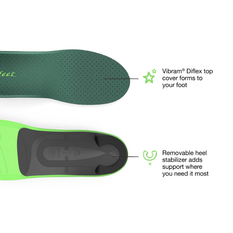 Unisex Superfeet Casual Pain Relief in Green. Sku: ED-PAINRELIEF