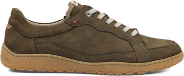 Quarter turn view Men's Fluchos Footwear style name Lennox in color Stone. Sku: F2220-STONE
