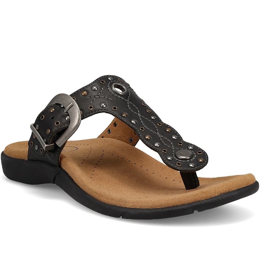 Quarter turn Women's TAOS Footwear style name Flash in color Black. Sku: FLS-14217BLK