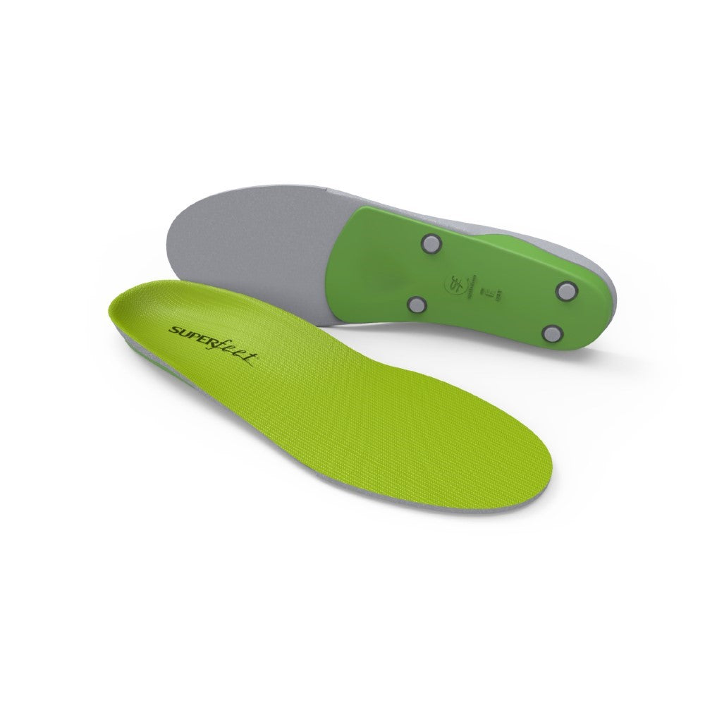 Unisex Superfeet All-Purpose Wide-Fit Support (WideGreen) in Green. Sku: WIDE-GREEN
