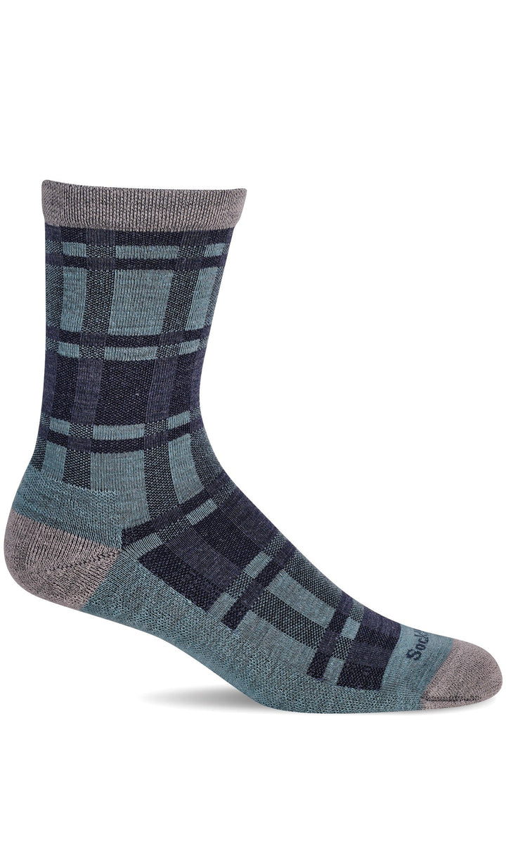 Women's Sockwell Socks style name Big Plaid in color Air. Sku: LD252W-675