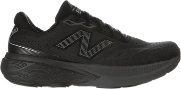 Quarter turn view Men's New Balance Footwear style name 880 V15 GTX Wide in color BLK/CRO. Sku: M880GB15-2E