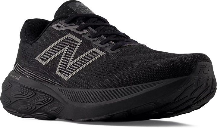 Men's New Balance Footwear in Black/ Castlerock/ Silver Metallic. Sku: M880GB15-D
