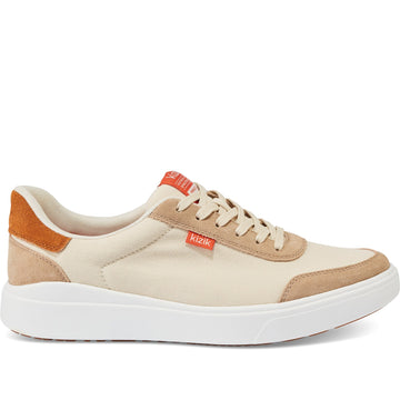 Quarter turn Men's Kizik Footwear style name Prague 2 in color Whitecape Gray. Sku: MPRA2505