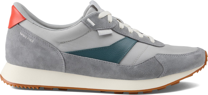 Quarter turn view Men's Kizik Footwear style name Siena in color Harbor Mist/ Balsam. Sku: MSIE2604
