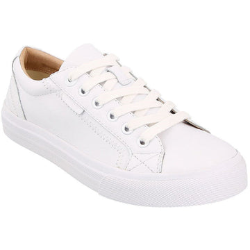 Women's Taos Plim Soul Lux in White Leather. Sku: PLX-13994AWHTL