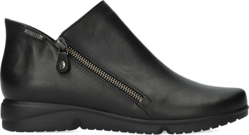 Quarter turn view Women's Mephiso Footwear style name Romia in color BLK CEYLAN. Sku: ROM9914