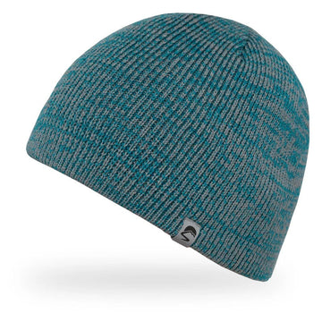 Men's Sunday Hats style name Nightfall Refelective Beanie in color Blue Moon/quarry. Sku: S3A90825-BLMN